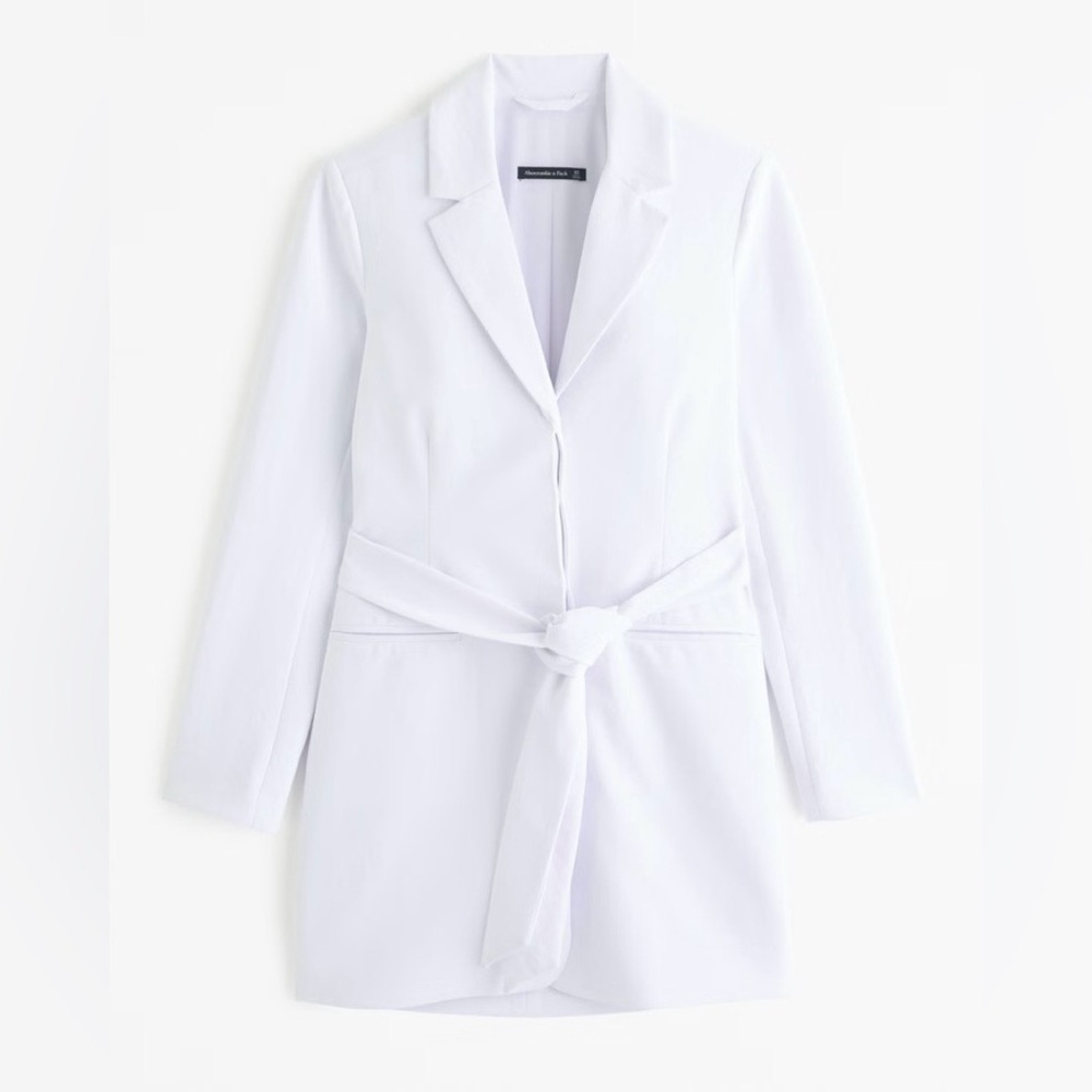 Abercrombie & Fitch Classic White Blazer